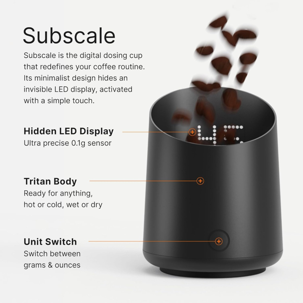 Subminimal SubScale espresso scale, black