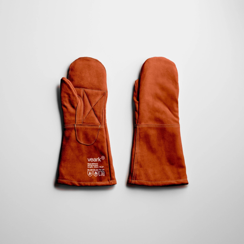 Moufles de four, Marron - Veark dans le groupe Cuisine / Habits de cuisine / Gants de protection l\'adresse The Kitchen Lab (2324-36553)